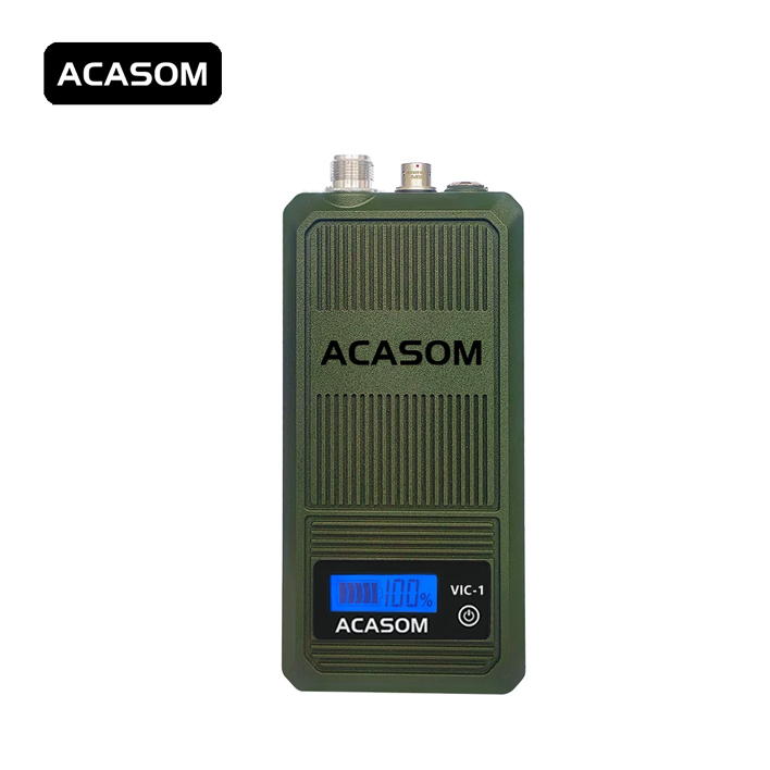 ACASOM 1100MHz-1300MHz 40W 便携式 FPV 无人机干扰器 VIC-1