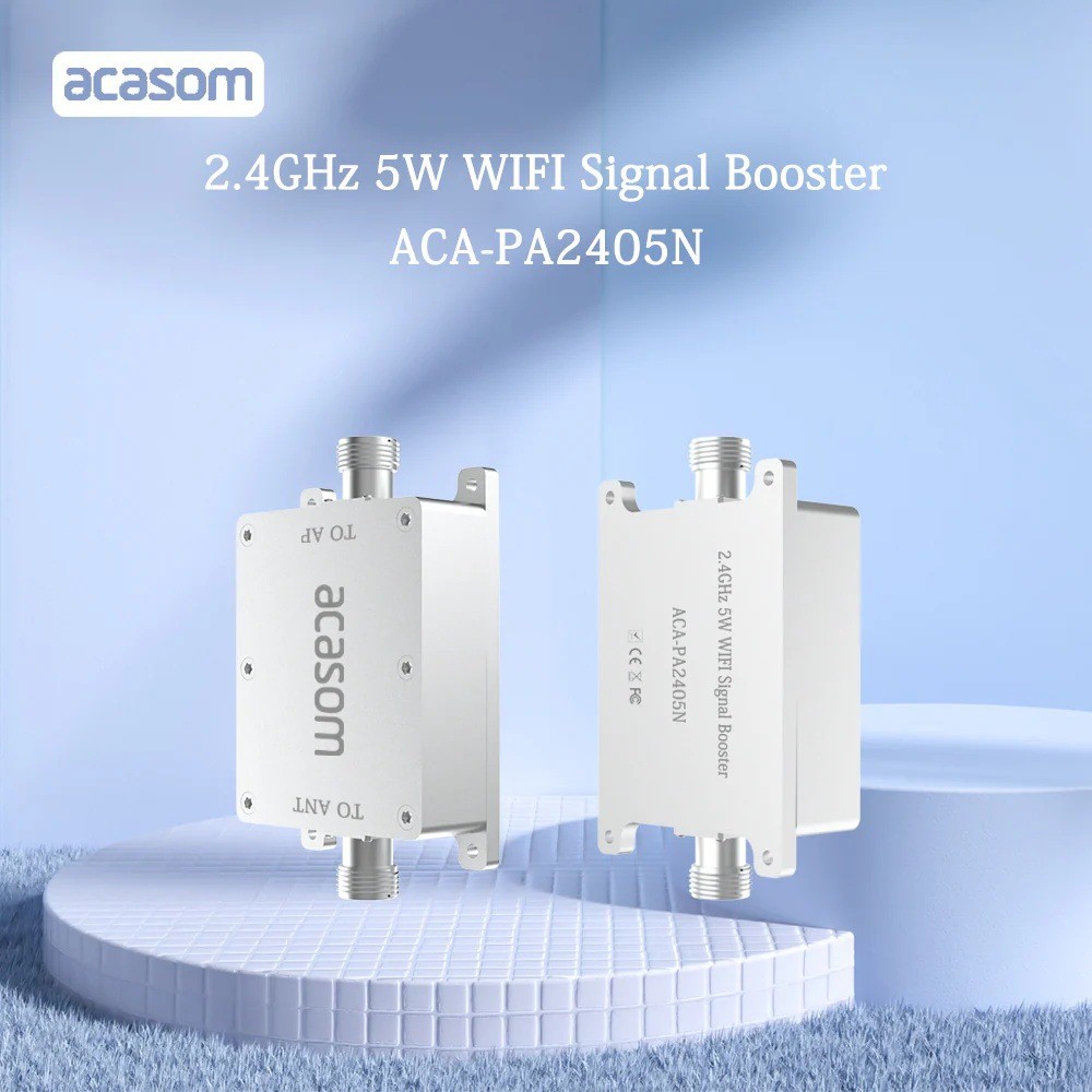 ACASOM2.4G 5WN头双向信号放大器信号扩展器信号增强器N头现货