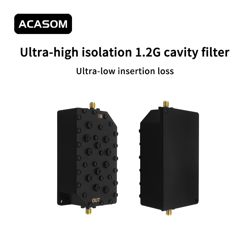 ACASOM1.2G腔体滤波器手机信号频率超高隔离槽式滤波器现货出售