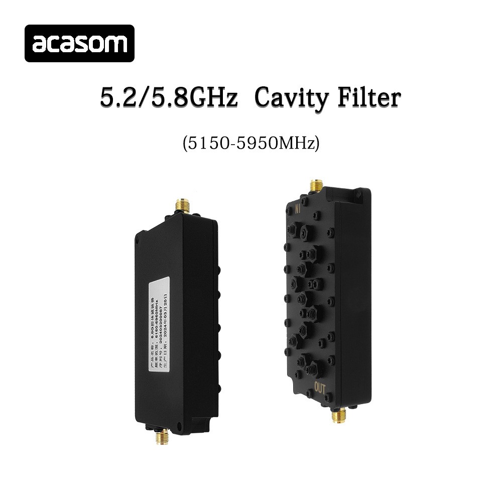 ACASOM5.2G/5.8腔体滤波器手机信号频率超高隔离槽式滤波器现货