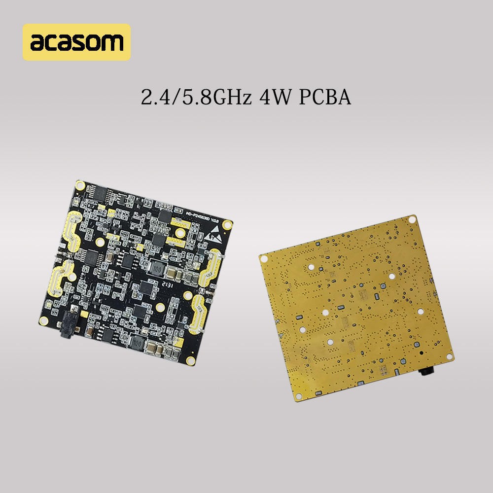 ACASOM 2.4/5.8G 4W PCBA信号增强器天线范围扩展器信号放大器线路板
